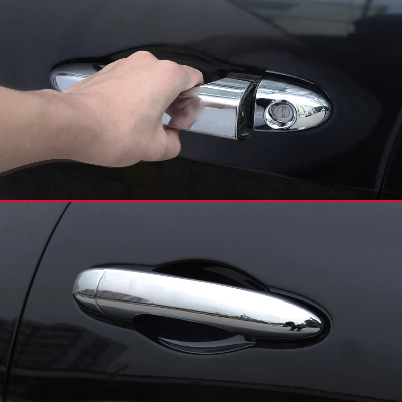FOR 2014 2015 2016 2017 JEEP CHEROKEE CHROME DOOR HANDLE COVER COVERS OVERLAY US 