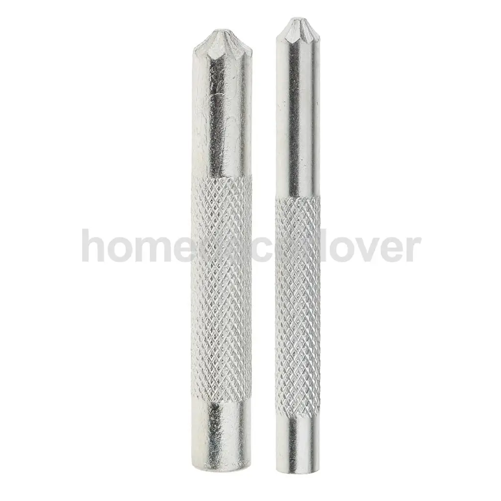

2Pieces 8mm/11mm Eyelet Flower Punch Die Tool Screw Instal Tools for DIY Leathercraft
