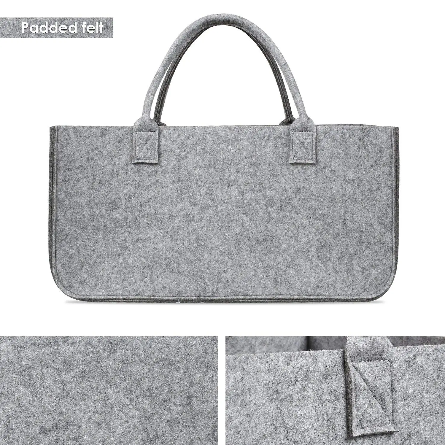 2018 new hotsale fashion high quality lady bag casual all-purpose Felt Purse, Felt Storage Bag Large Capacity Casual Shopping Ba