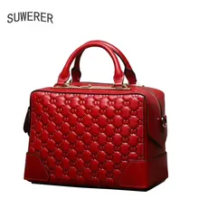 Сумка из натуральной кожи новая OL tide Ретро сумка кожаная сумка через плечо сумка Бостонская сумка