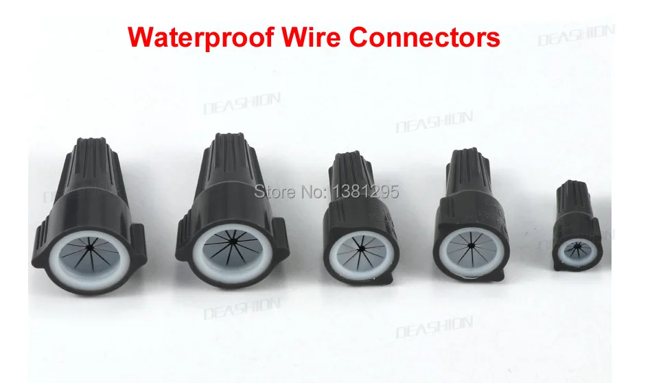 Outdoor Waterproof Silicone Wire Connectors screw terminal electric terminator quick splice cable nuts wire connection Ground