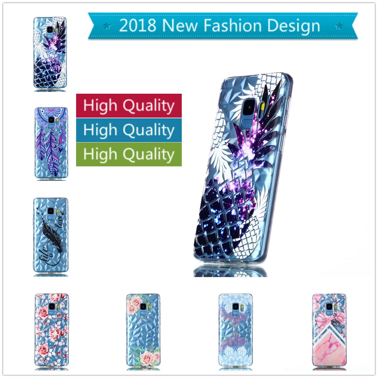 Мягкий силиконовый чехол для телефона Carcasa Etui Samsung Note 9 Note9 A6 A8 Plus 2018 Fundas Case Sansung Galaxy