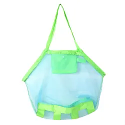 Наружная новая детская сумка для хранения детская складная Пляжная Сумка переноска сетчатая пляжная сетка для игрушек