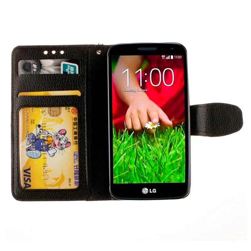 Роскошный чехол для LG G2 Mini кожаный силиконовый чехол-книжка флип-чехол для LG G2 Mini D620 D618 G2Mini чехол для телефона Coque Fundas