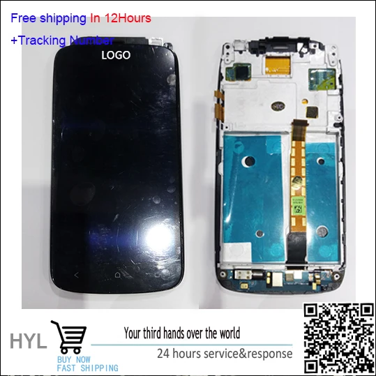 

Original Touch screen digitizer+LCD display For HTC ONE S Z520E  with frame fast shipping tracking number