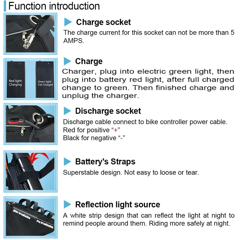 UPP Треугольники Li-Ion Батарея 750W 48V 18Ah 15Ah 12Ah 48 V, фара для электровелосипеда в Батарея для electricbicycle Bafang BBS02 48V 750W 500W 350W двигателем