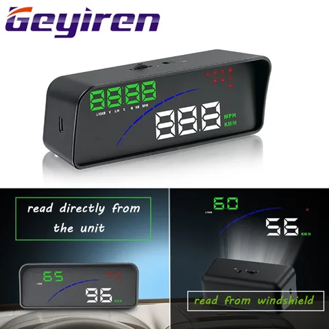Digital para Carros Projetor de Exibição o Painel Painel do Carro Geyiren p9 Car Hud Head up Display Obd Inteligente Medidor Mais Obd2 Euobd p9 hd do Carro