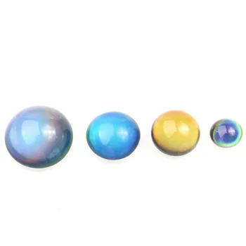 

10pcs/bag Cabochon Color Change by Temperature 12 18 20 25 Oval Shape for Making Jewelry DIY