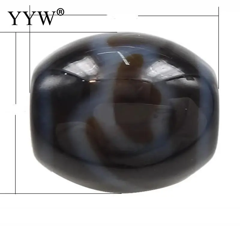 

5PCs/Lot Natural Tibetan Dzi Beads, Oval, lotus & more sizes for choice & two tone, Hole:Approx 2mm, Sold By Lot