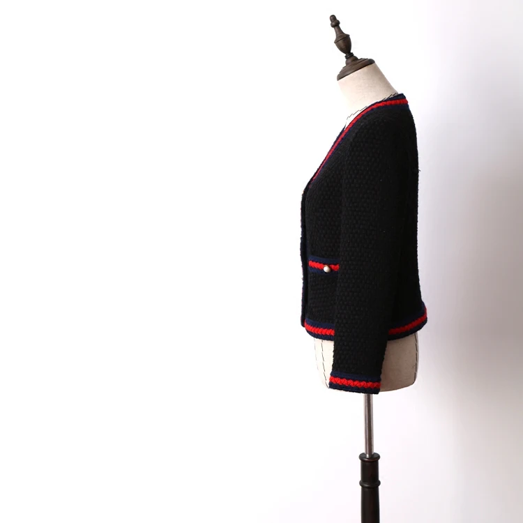 2018 2018 Femmes 2018 Tweed Veste Noir Femmes Tweed Veste Veste Noir 2018 Femmes Tweed Noir 5WnfvqqB