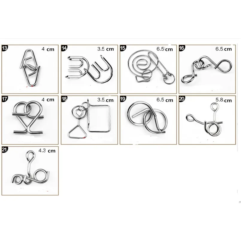 Головоломки из проволоки схемы