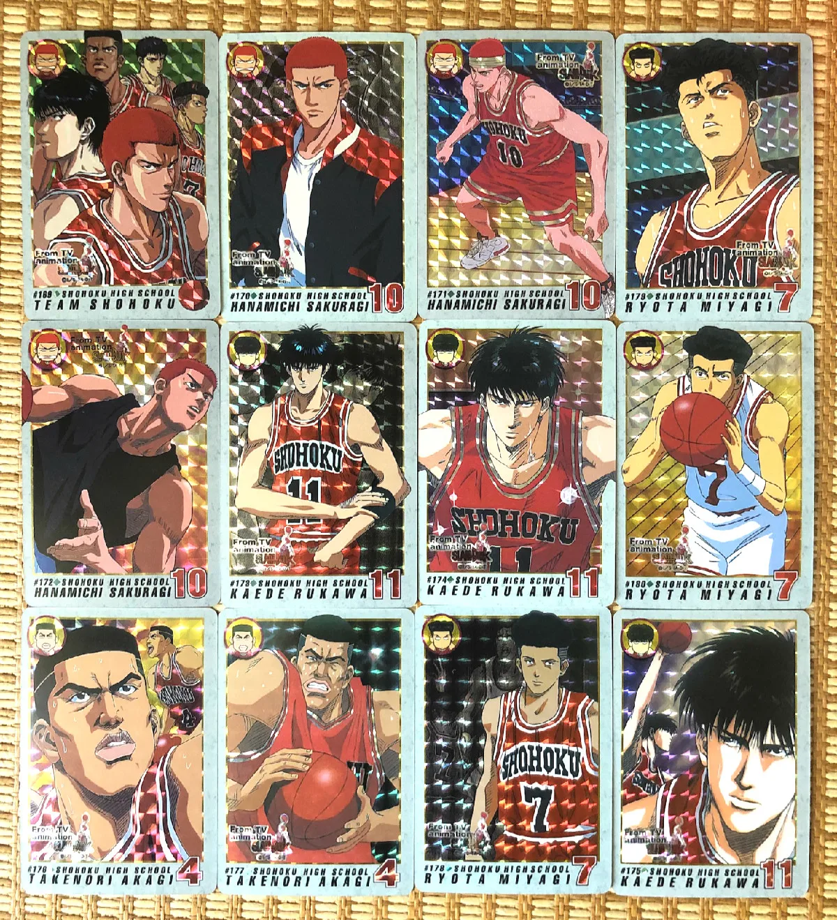 

42pcs/set Slam Dunk Full Flash Duplication of Fifth Bullet Toys Hobbies Hobby Collectibles Game Collection Anime Cards
