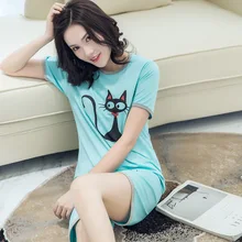Yasemeen с коротким рукавом пижамные костюмы повседневные свободные Мультяшные шорты пижамы наборы повседневная Студенческая Ночная одежда для женщин пижамы