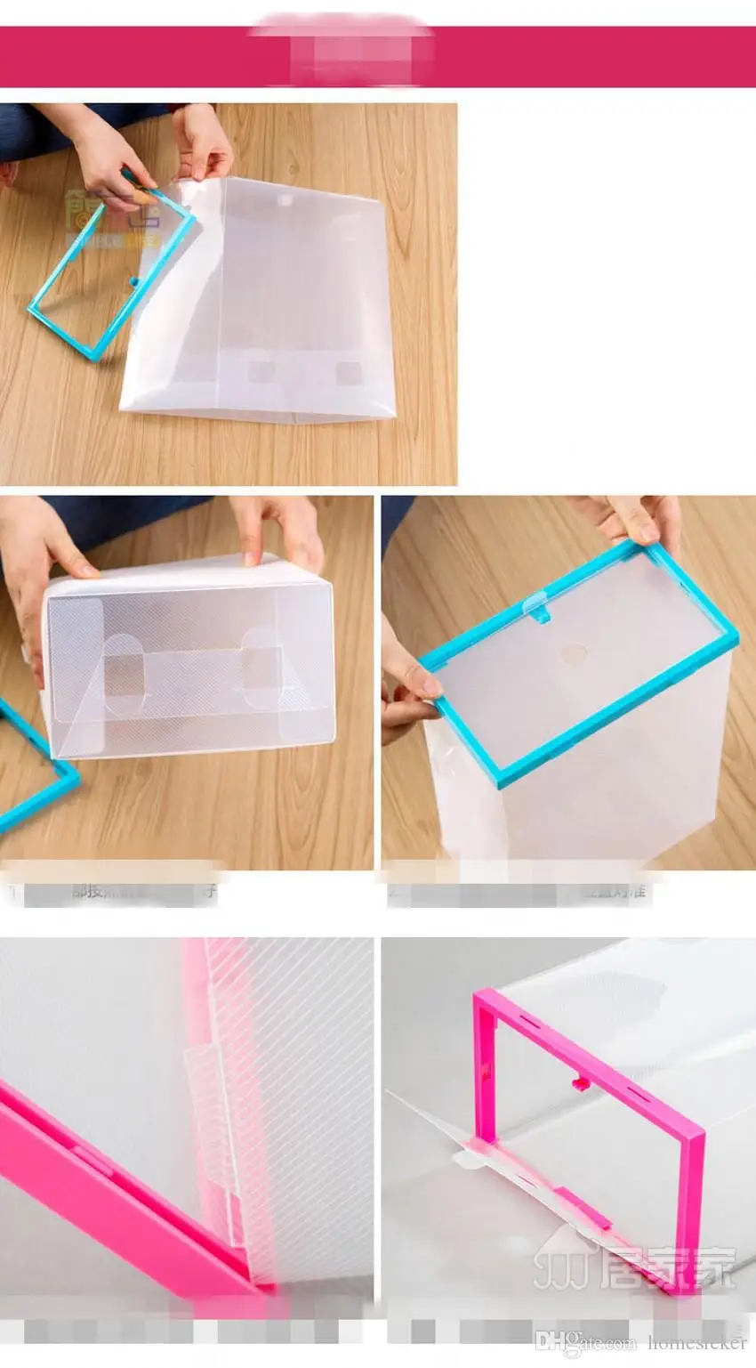 Transparent Shoe Boxes Clear Plastic Storage Box Packaging Boxes For Shoes For Men And Women