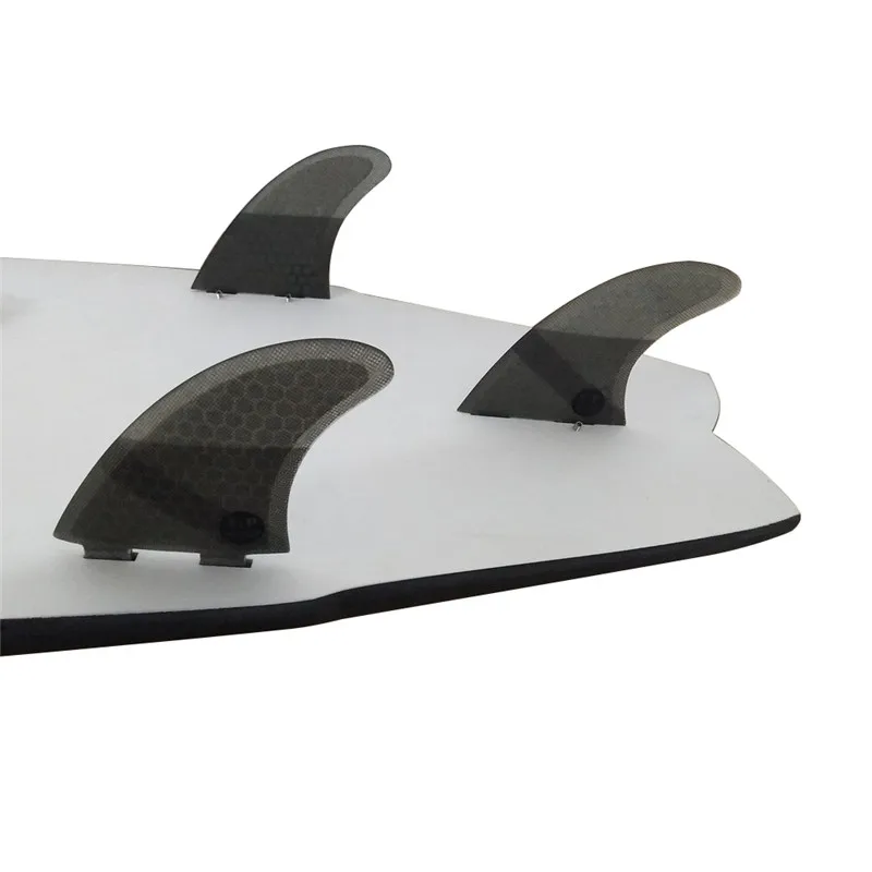 Доска для серфинга FCS K2.1 плавники для серфинга из стекловолокна сотовые волокна плавники для серфинга 3 в наборе черный цвет плавники