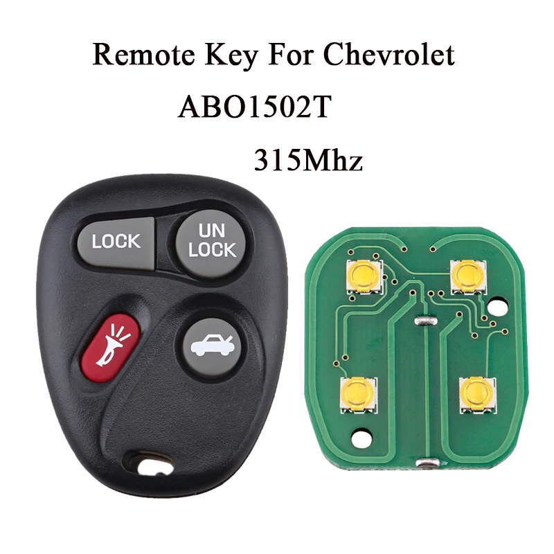 315Mhz Car Remote Keyless Key For Chevrolet Chevrolet Impala Monte Carlo2001 2002 2003 2004 2005