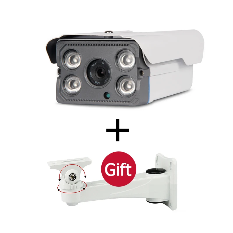 XINFI 1080 P Full HD 5MP CCTV IP Камера H.265 Ночное видение уличная Водонепроницаемая сетевая камера ONVIF удаленного просмотра с Подставкой кронштейн