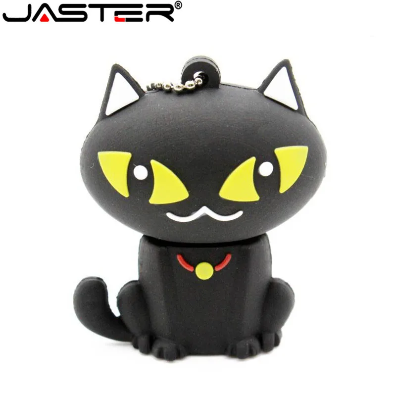 JASTER pen drive cartoon black cat pendriver 8gb 16gb 32gb usb flash drive memory stick pendrive cartoon mini gift JASTER pen drive cartoon black cat pendriver 8gb 16gb 32gb usb flash drive memory stick pendrive cartoon mini gift