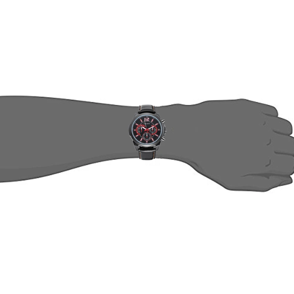 relógios de pulso militar preto pulseira de