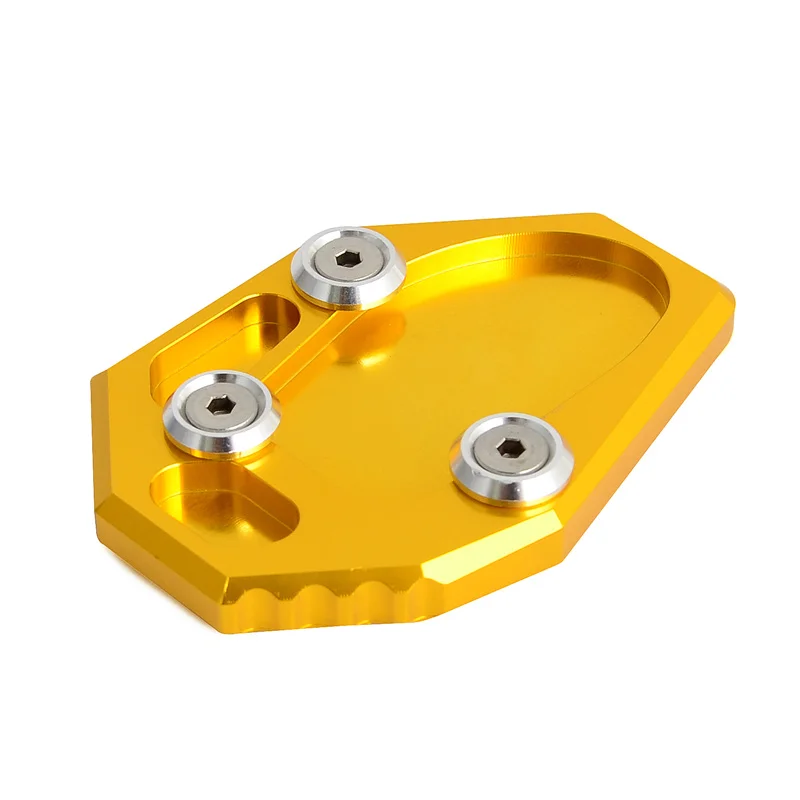 Parking Kickstand Pad Enlarge Extension Pedal Sidestand Plate Holder For Yamaha MT-07 14-16 XJ6 /ABS FZ6R 09-15 FZ6-S2 ABS 04-09