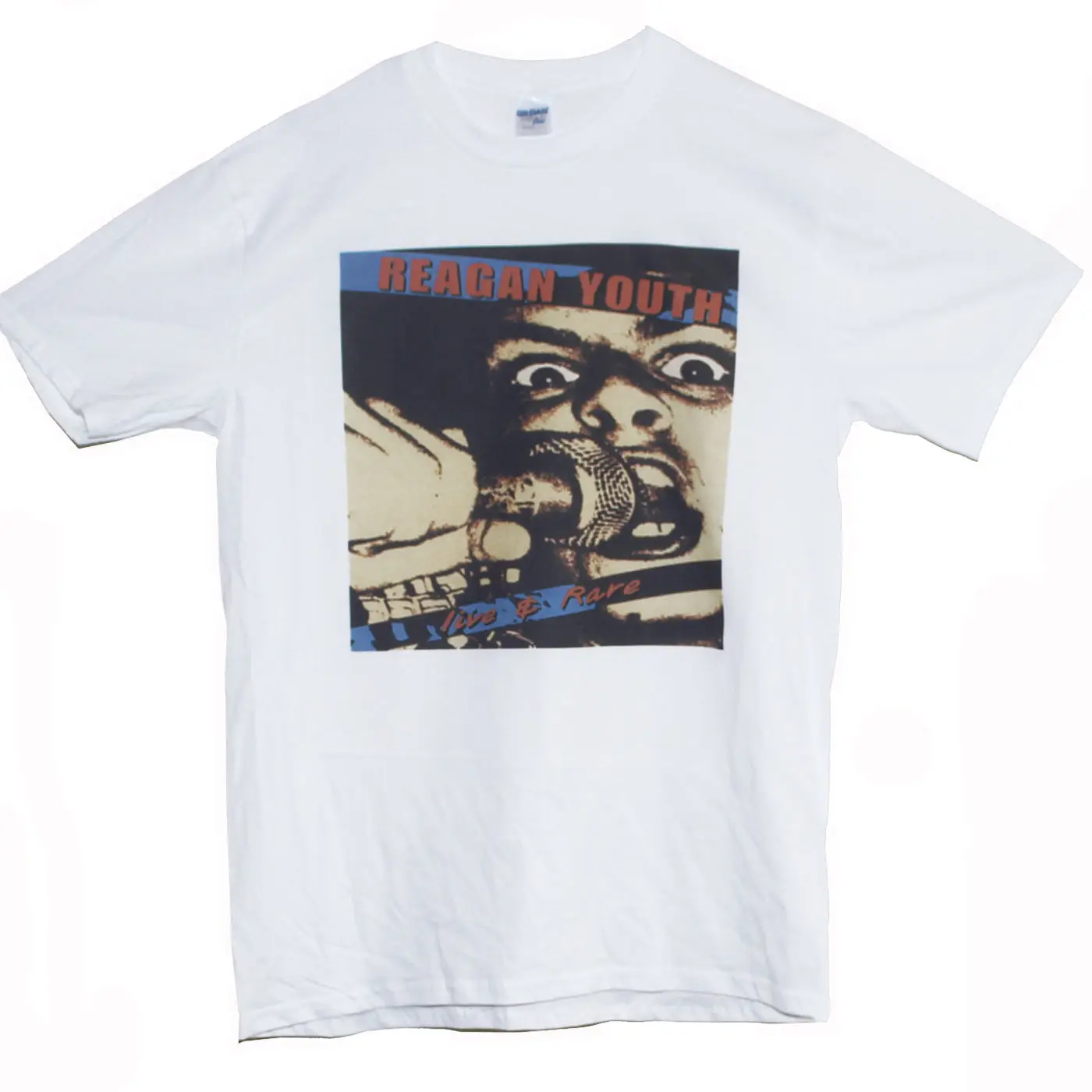 Рейган Молодежная Футболка в стиле панк-рок незначительные угрозы Bad Brains Band Tee