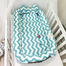 Портативные Детские хлопковые люлька кроватки раскладушка co Sleeper съемное спальное гнездо для путешествий разобрать корзина новорожденный 0-12 месяцев