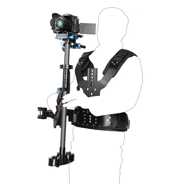 $650 58kg Pro Carbon Fiber Steadicam Set Camera Stabilizer Vest Arm Video Camera DSLR