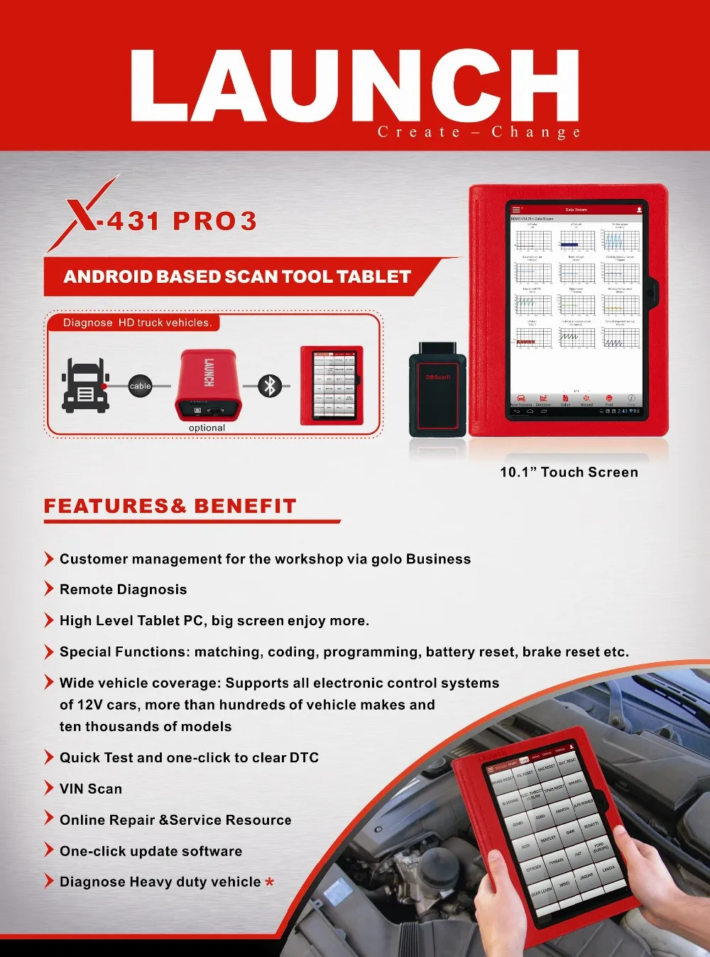 LAUNCH X431 PRO3 Full set (2)