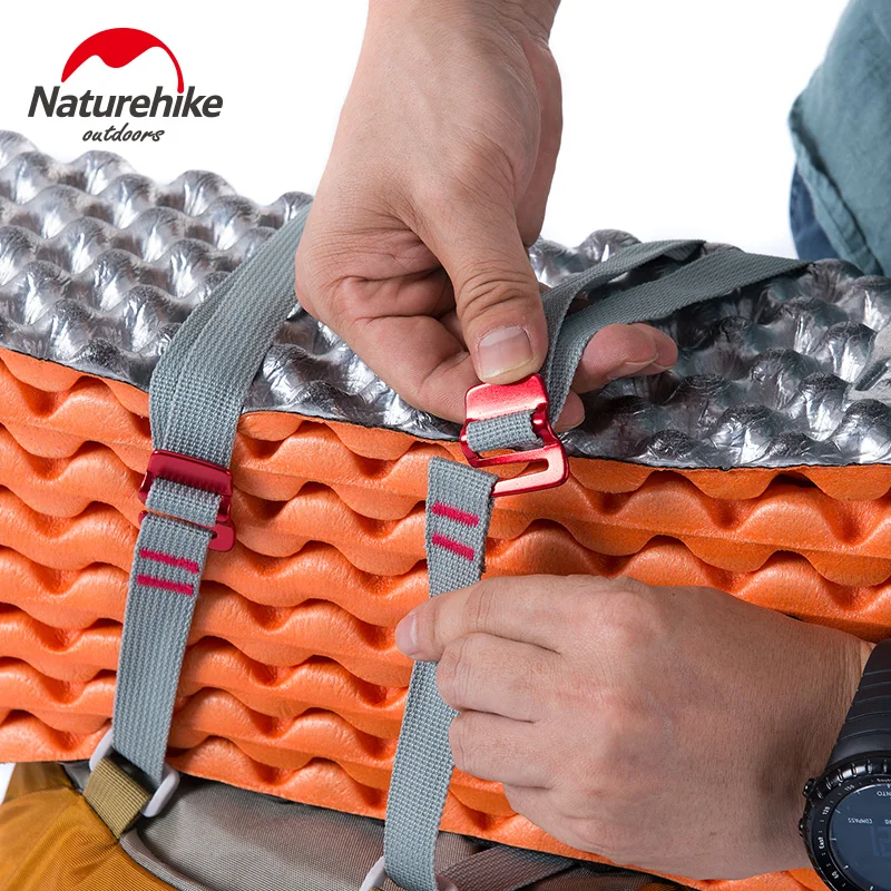

Naturehike 2pcs Travel Nylon Luggage Straps Suitcase Webbing Strap Belts Hook Clip For Backpack Cycling Tent Accessories
