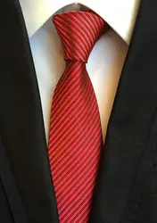 Топ дизайнерский галстук 8 см нежный для мужчин формальные галстук Классический Полосатый Grvavata для