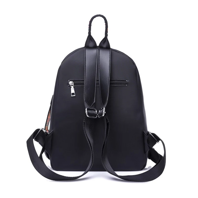 Повседневный женский рюкзак, черный, Оксфорд, школьные сумки для девочек-подростков, водонепроницаемый, нейлон, высокое качество, рюкзак для путешествий, женский