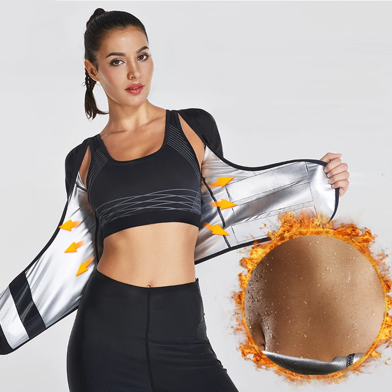 Women Hot Shapers Sauna Sweat Running Shirt