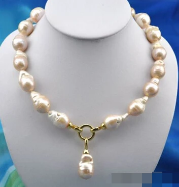 

huij 004905 baroque baby pink keshi reborn pearl necklace pendant