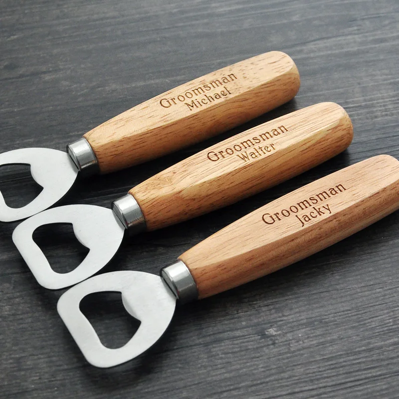Aliexpress Buy Personalized Bottle Opener Wood Beer Bottle 