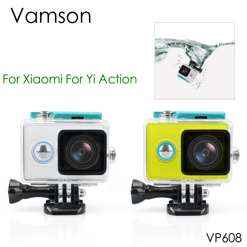 Protective-Case Waterproof-Box Yi-Action-Camera Xiao Vamson Underwater Diving Sports