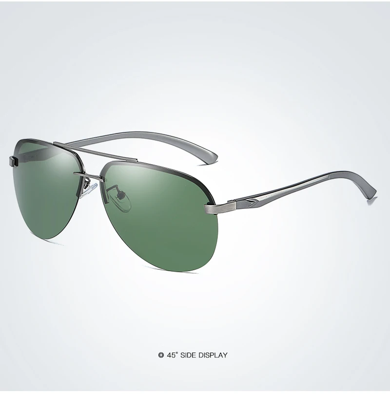 VCKA алюминий магния поляризованные солнцезащитные очки для мужчин водительское зеркало солнцезащитные очки мужские пилот Рыбалка женские