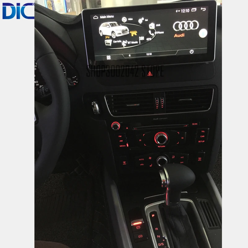 Best DLC Android system GPS navigation player Right Hand Left Hand 8.8 2G 16G 4G 10.25 inch WIFI video /For Audi Q5 2010-2016 18
