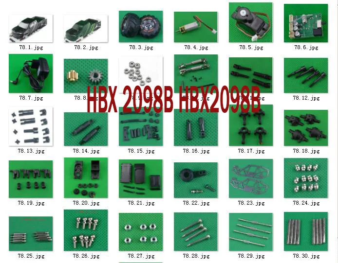 HBX 2098B HBX2098B 1/24 4WD мини запасные части для автомобиля Мотор-приемник корпус