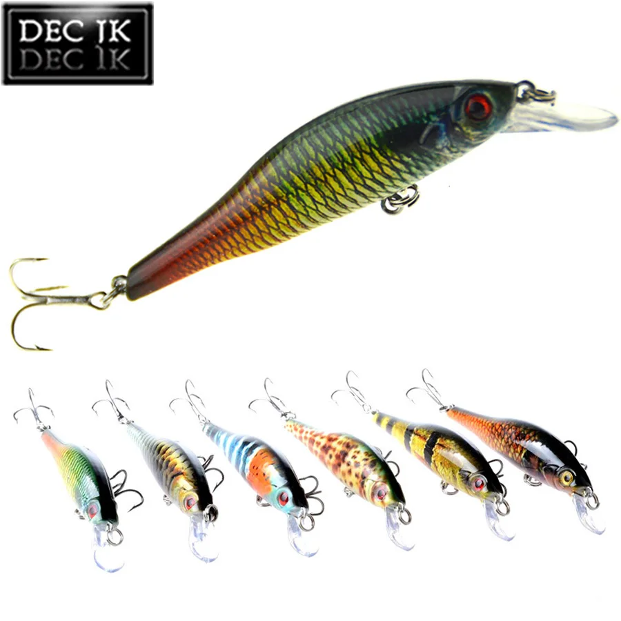 1PS Minnow Laser Hard Fishing Bait Swimbait Tackle Peche Sea Lure Jerkbait Wobblers Crankbaits 3D Eyes Artificial Lures For Fish (11)