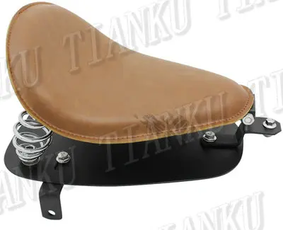 Кожаное сиденье для мотоцикла весеннее + Монтажный кронштейн Yamaha VStar 400 650 1100 1300