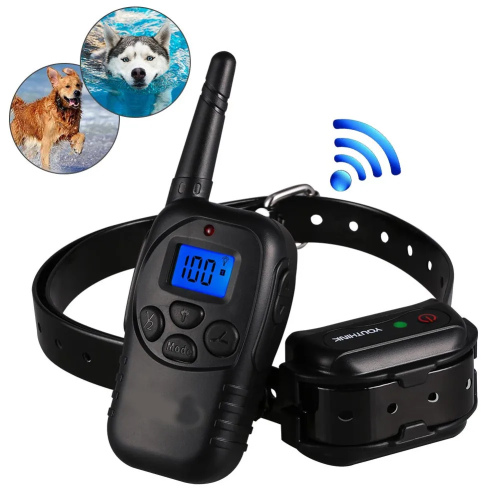 

Electric Dog Training Collar Pet Remote Control Waterproof Rechargeable for Large / Medium / Small Dogs Deep Waterproof