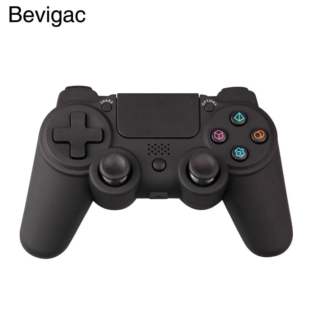 

Bevigac Portable Rechargeable Wireless Bluetooth Controller Gamepad Joystick for PS4 PlayStation Play Station PS 4 Controller