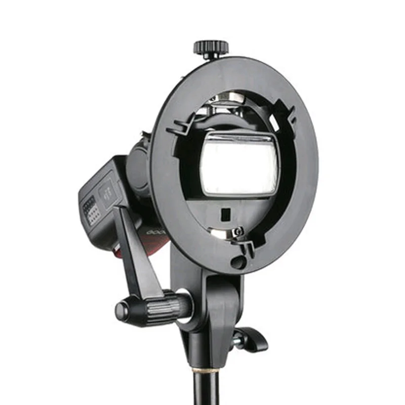 Roadfisher Universal S-Shade Photography Flash Holder Bracket Chuck To Mount Soft Light Box Lamp Shade Umbrella Accessory Gear |