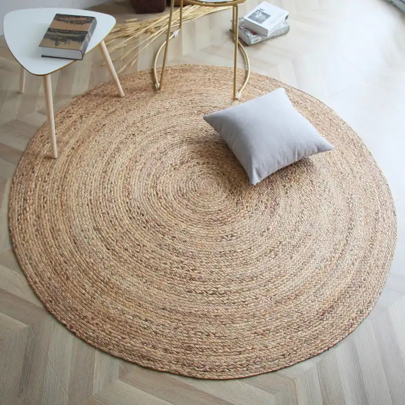 Natural reed handmade cool carpet for summer, decoration reed rug, big