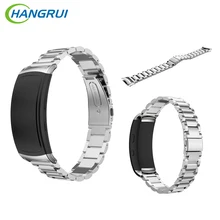 Hangrui для samsung gear Fit 2 умный Браслет роскошный ремешок из нержавеющей стали Браслет замена для samsung SM-R360