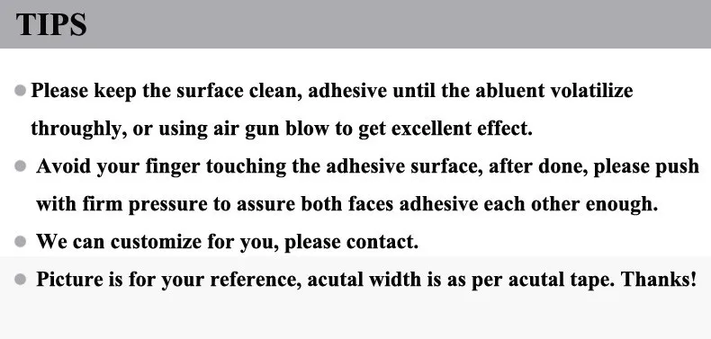 2x (0.2 мм толщиной) 5 мм * 25 м высокая прочность Акриловая гель двухсторонней клейкой Клейкие ленты, водонепроницаемый, высокая Температура