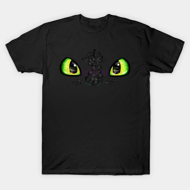 

Toothless T-Shirt Funny black men tee shirt cotton free shipping