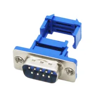 DB9 crimp type connector male female plug serial port connectors D-SUB RS232 adapter 2