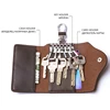 Men's Car Keys Wallets Genuine Cowhide Leather Male Key Holder Organizer Housekeeper Keychain Purse Key Ring Bag Keys Case Pouch ► Photo 2/6