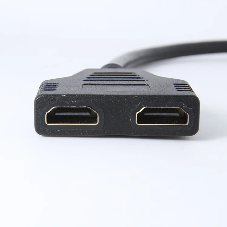 1080P 2 порта HDMI сплиттер 1 в 2 из мужчин и женщин видео кабель адаптер hdmi переключатель конвертер для аудио ТВ DVD